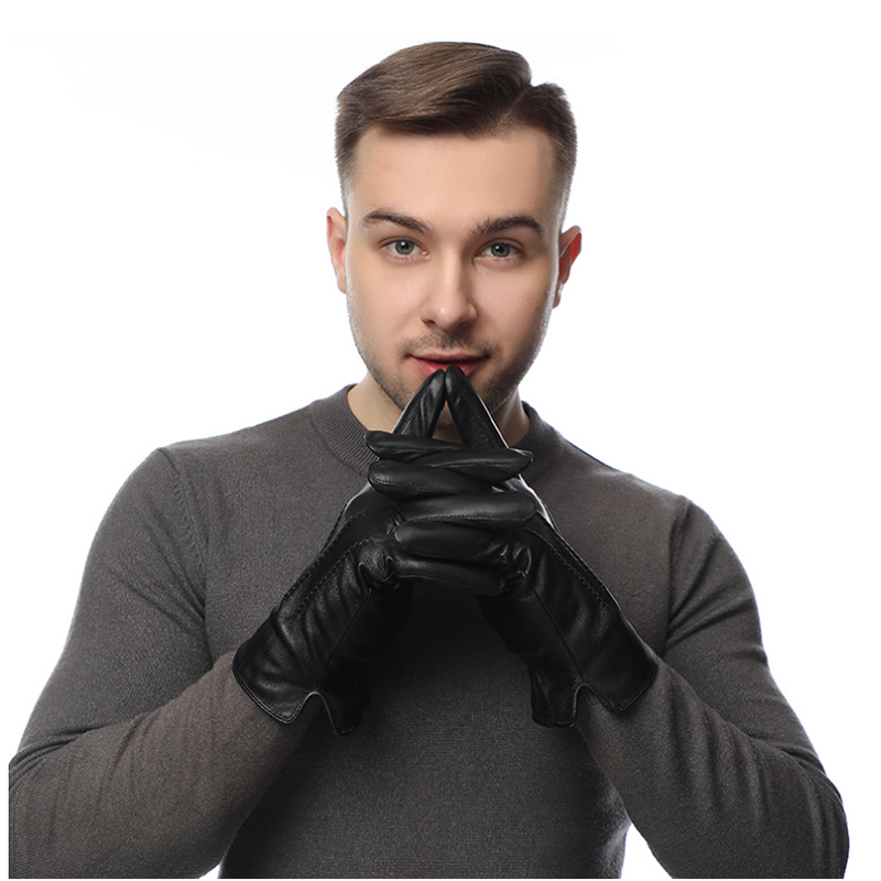Wool Glove Lined - Sarung Tangan Kulit Domba Asli Musim