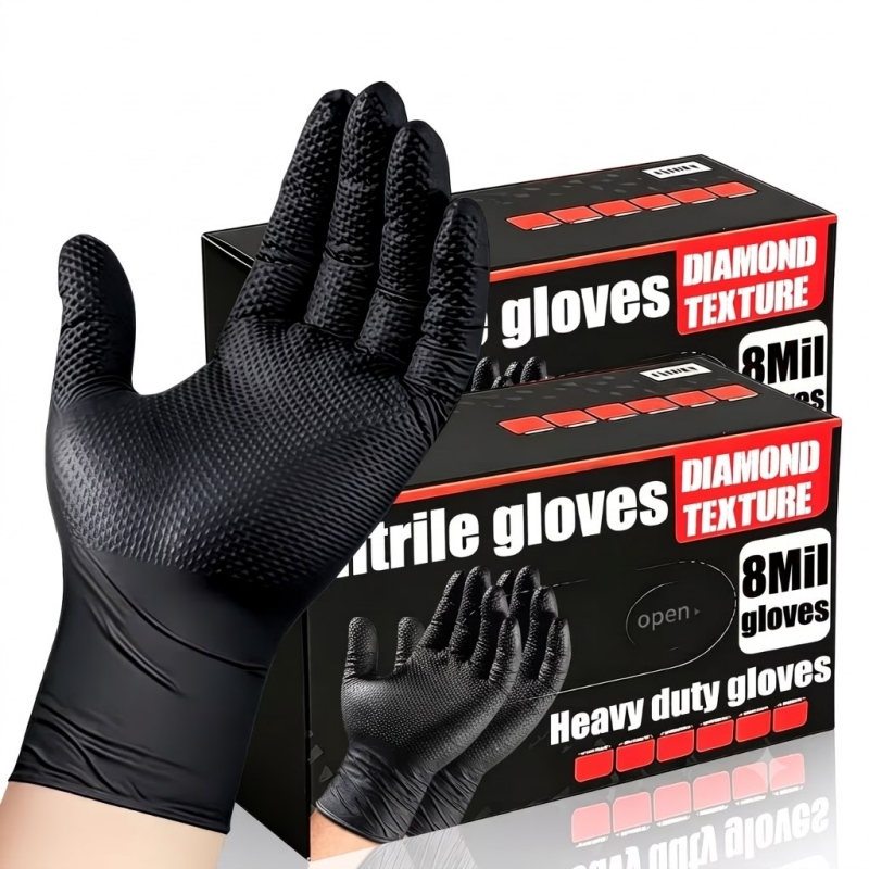 Nitrile Mechanic Glove - Sarung Tangan Nitril Industri Hitam Heavy