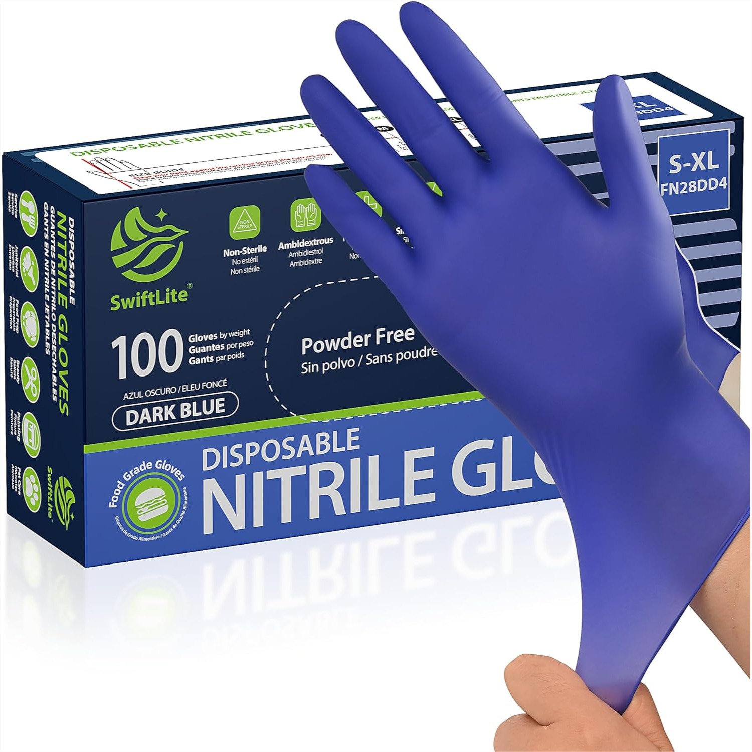 Rubber Glove Cleaning - Sarung Tangan Nitril Sekali Pakai untuk