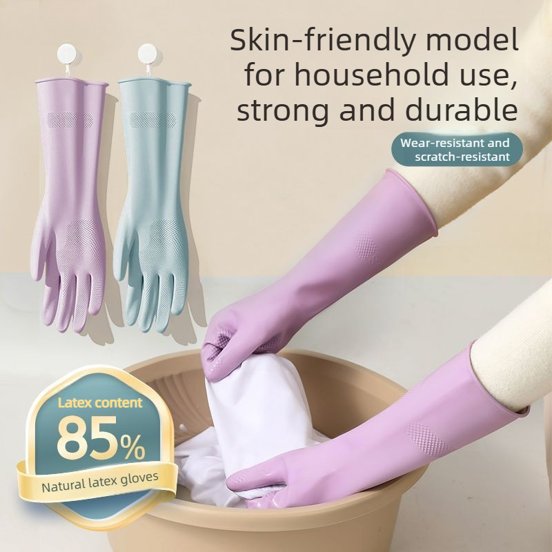 Dish Glove Rubber - Sarung Tangan Pencuci Piring Lateks, dengan