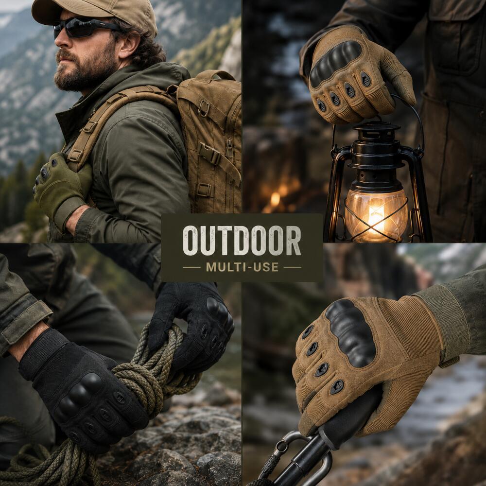 Work Glove Impact - Sarung Tangan Taktis Tahan Benturan, Sarung