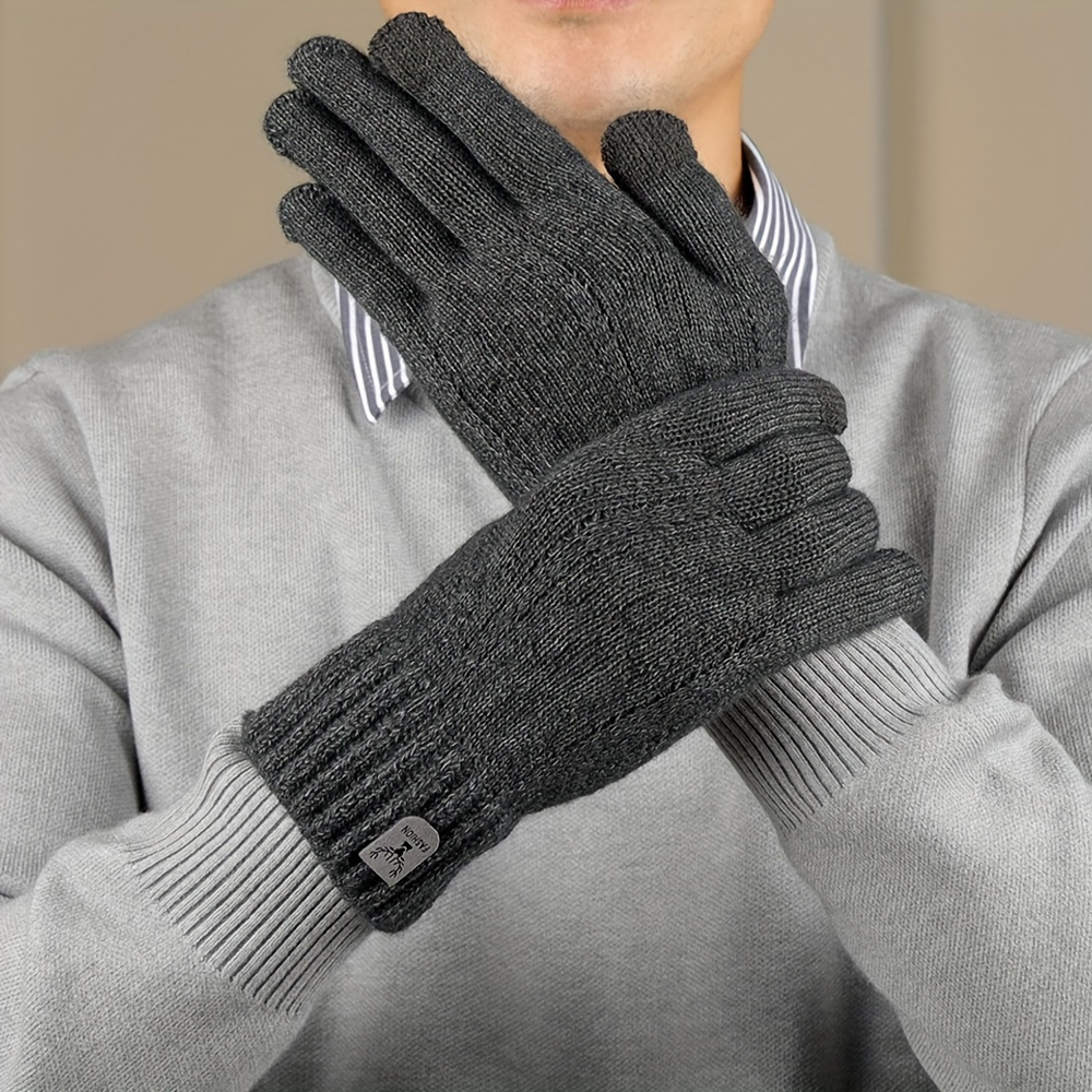 Wool Glove Lined - Sarung Tangan Wanita Berlapis Wol Musim