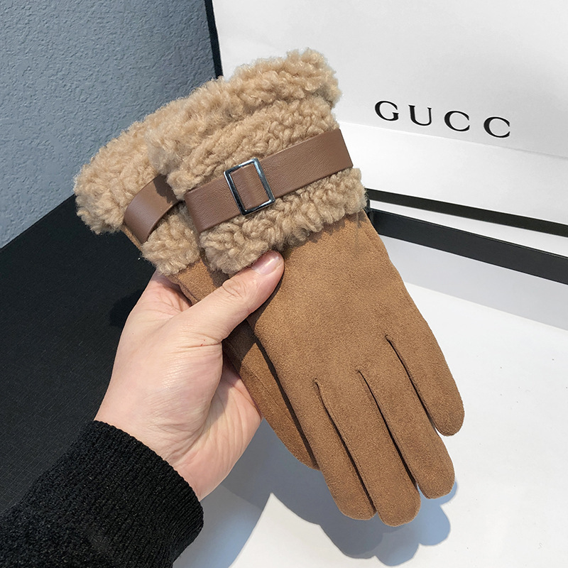 Wool Glove Lined - Sarung Tangan Musim Dingin Wanita Sarung