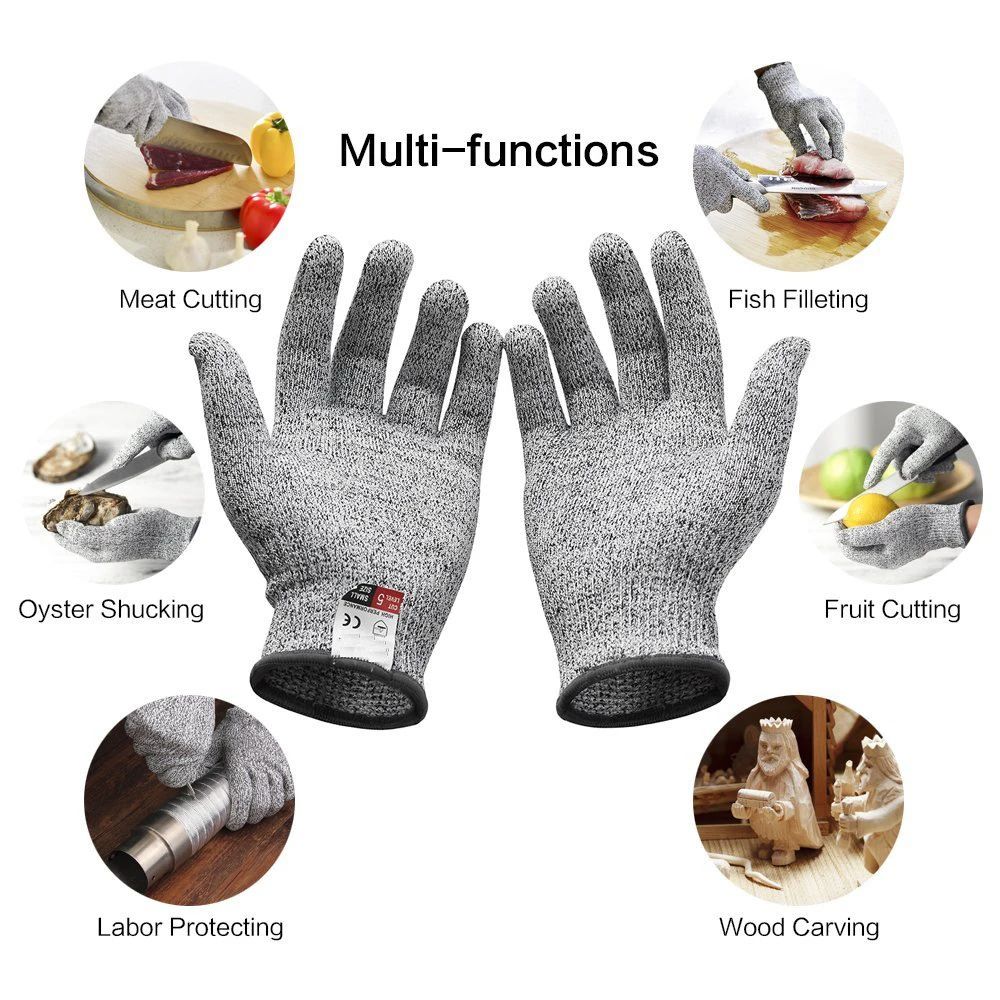 Cut Resistant Glove - Sarung Tangan Anti-Potong HPPE Level 5,