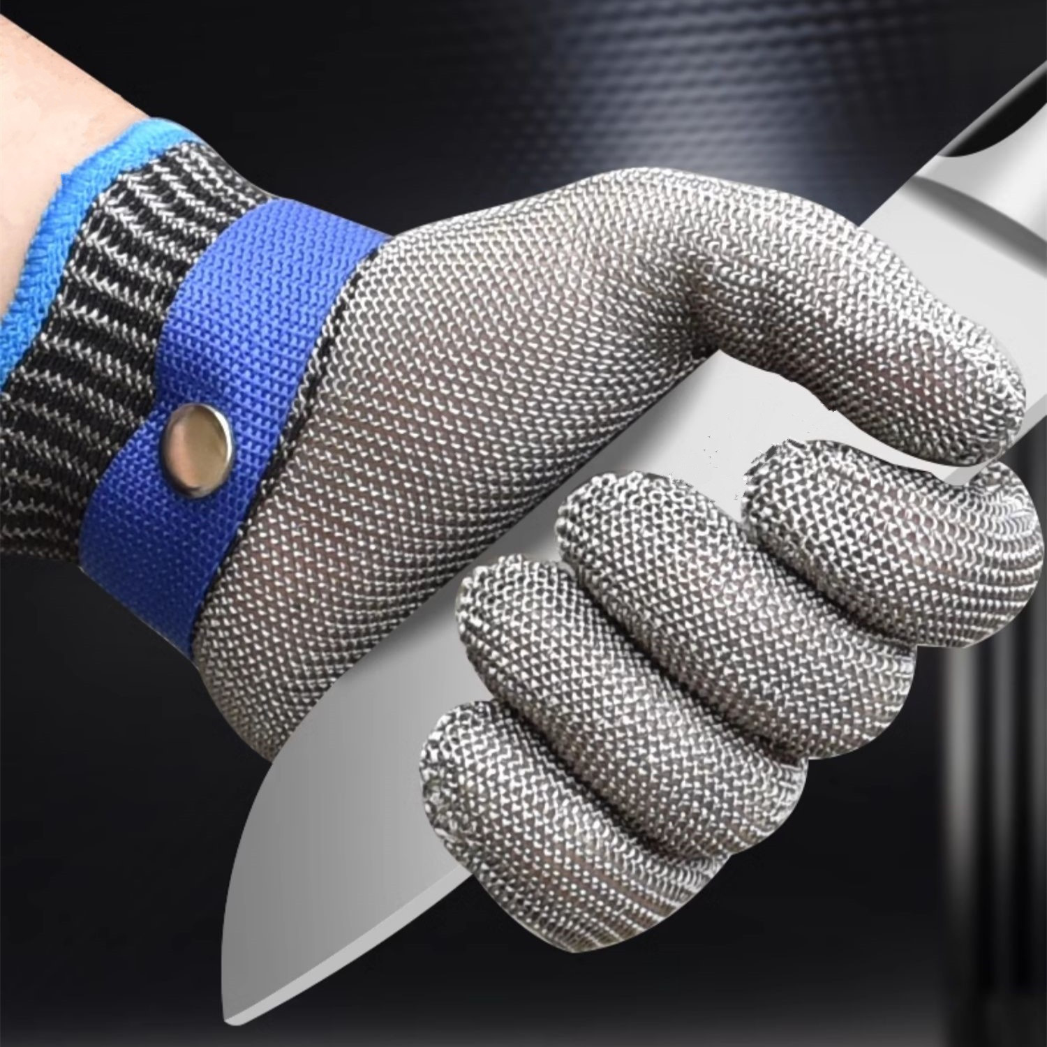 Cut Resistant Glove - Sarung Tangan Anti-Potong dari Kawat Logam,
