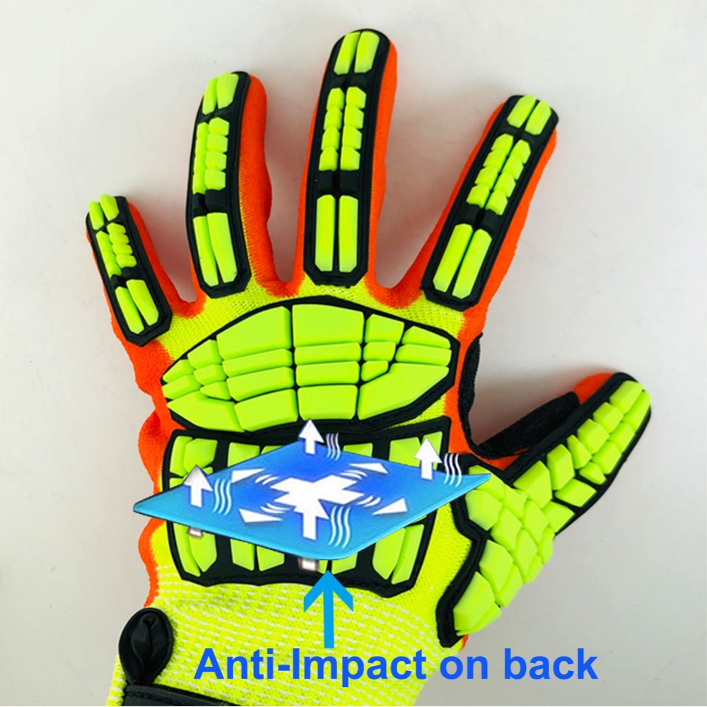 Work Glove Impact - NMSafety Sarung Tangan Pelindung Tingkat 5
