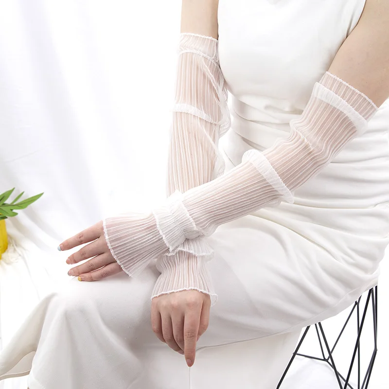 Fingerless Glove Knit - Sarung tangan tanpa jari panjang musim