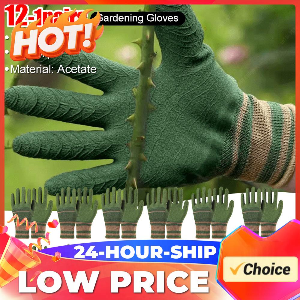 Gardening Glove Waterproof - Sarung Tangan Berkebun Anti Duri, Sarung