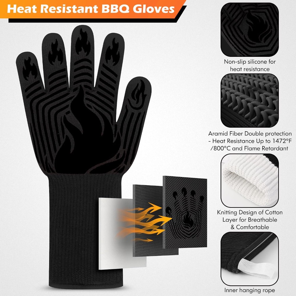 Heat Resistant Glove - Sarung Tangan BBQ, 1472 ° Sarung