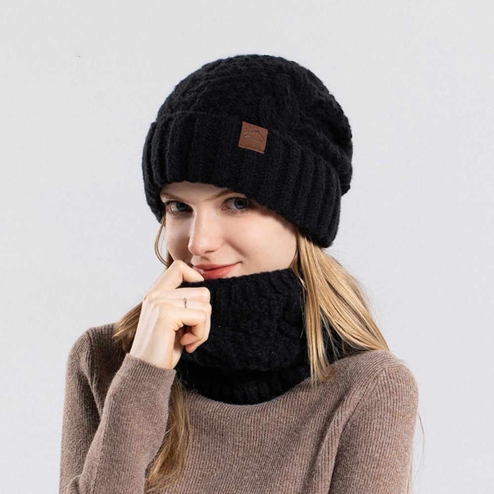 Set Topi Beanie Musim Dingin L - Wool Glove Lined ulasan dan harga