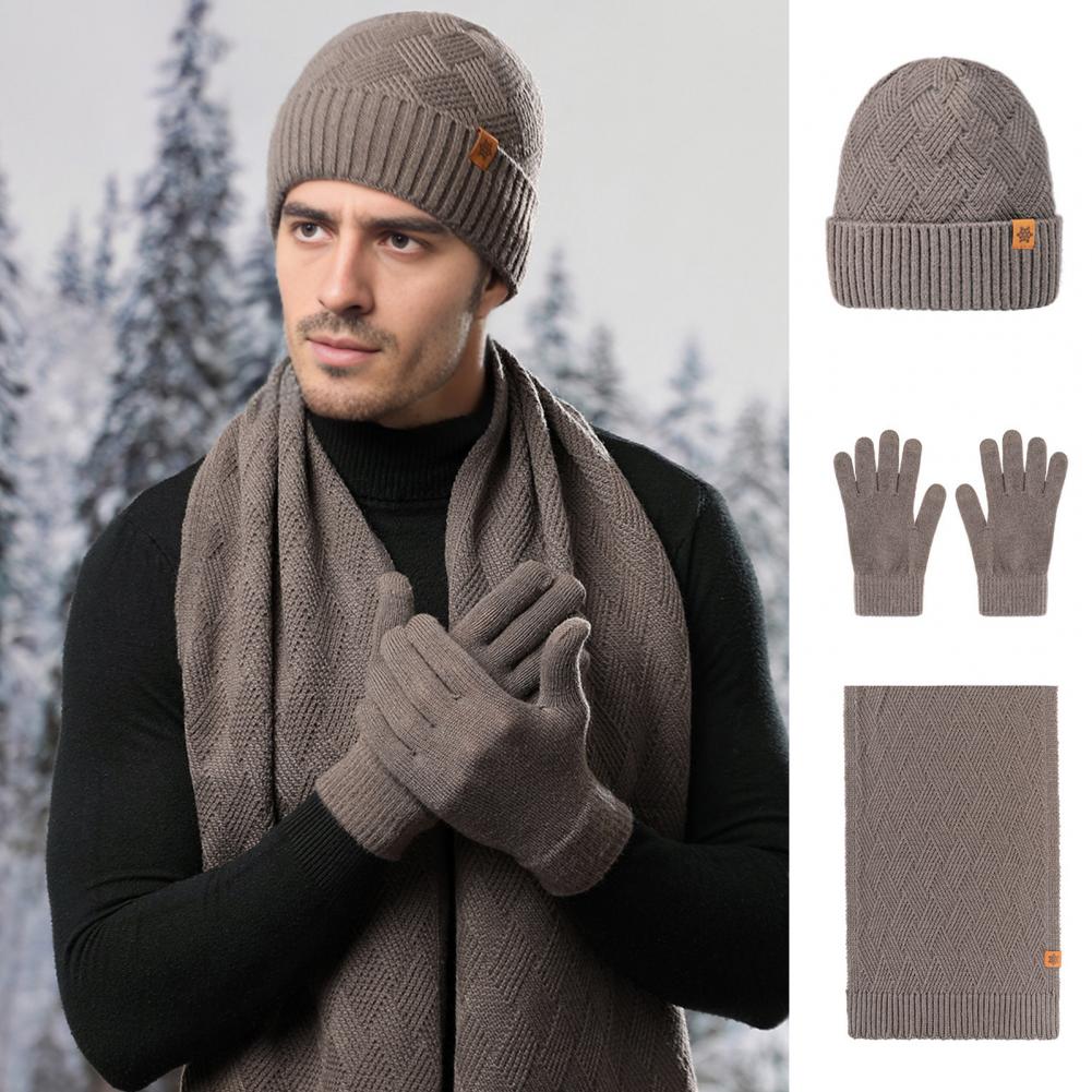 Set Topi, Syal, dan Sarung Tan - Winter Glove Insulated ulasan dan harga
