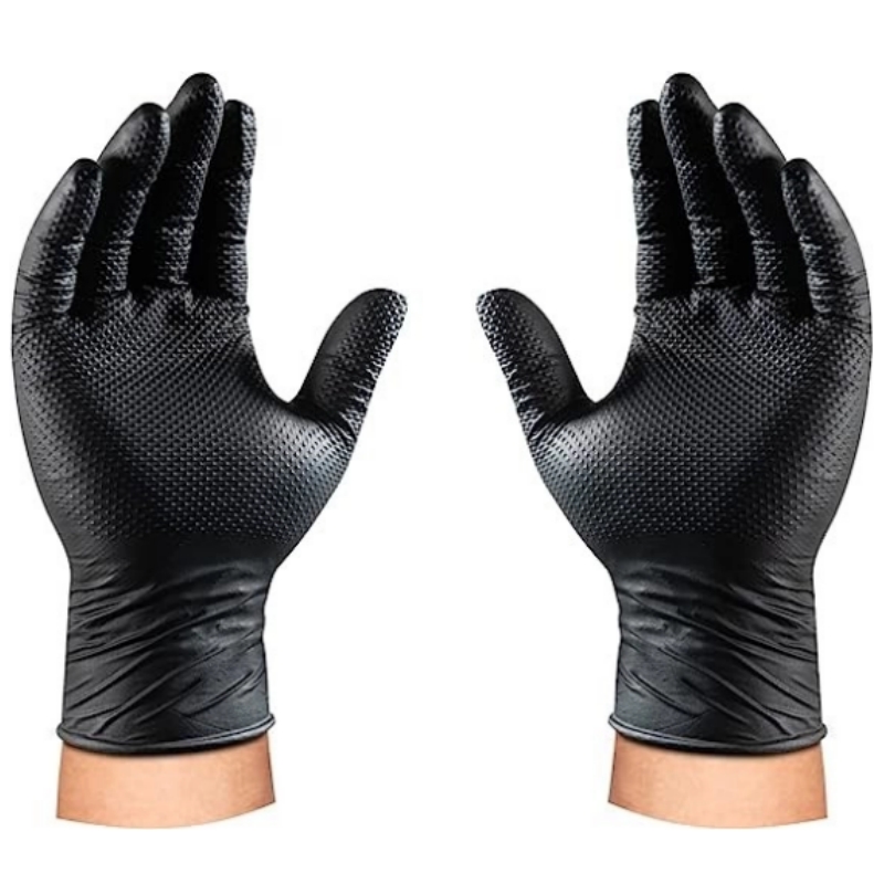 Sarung Tangan Nitril Hitam 8Mi - Nitrile Mechanic Glove ulasan dan harga