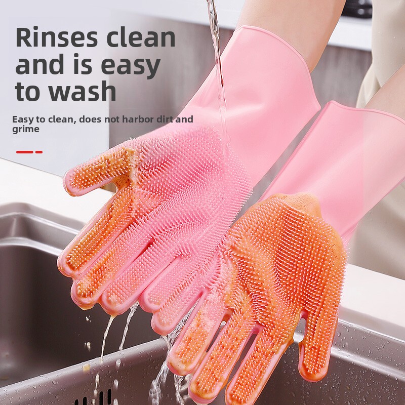 Sarung Tangan Cuci Piring Sili - Dish Glove Rubber ulasan dan harga