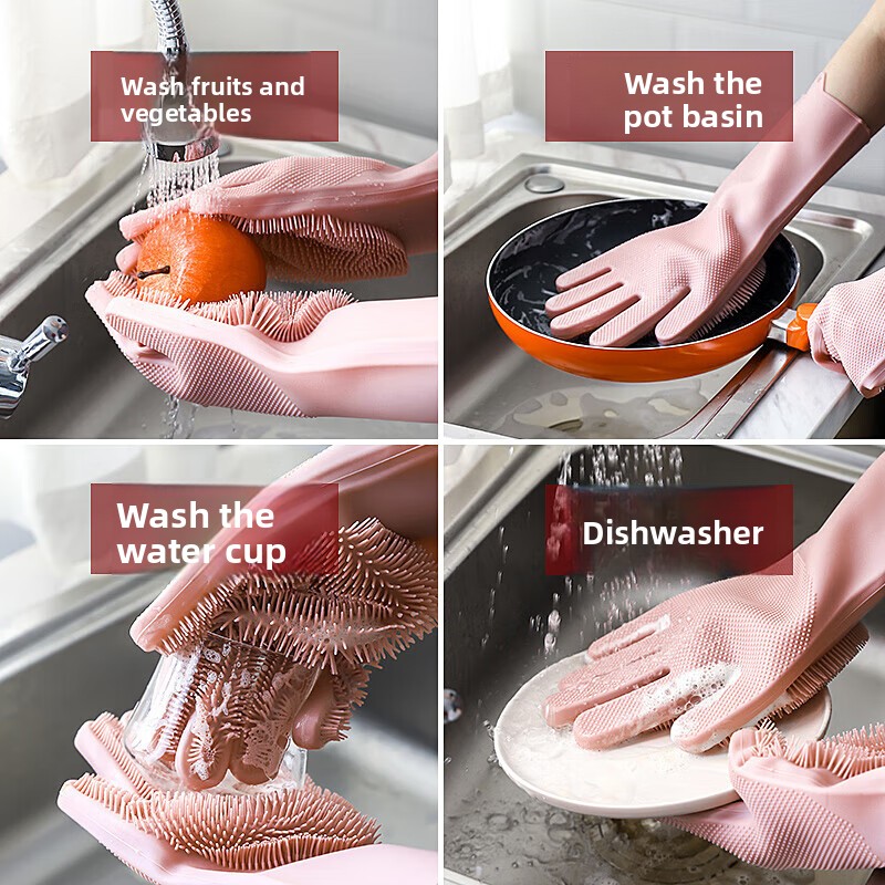 Sarung Tangan Cuci Piring Sili - Dish Glove Rubber ulasan dan harga