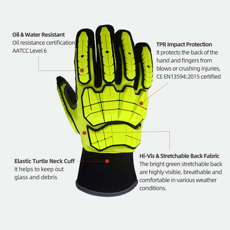 Sarung Tangan Kerja Keselamata - Work Glove Impact ulasan dan harga