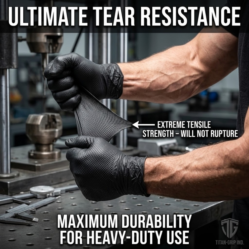 Sarung Tangan Nitril Industri  - Nitrile Mechanic Glove ulasan dan harga