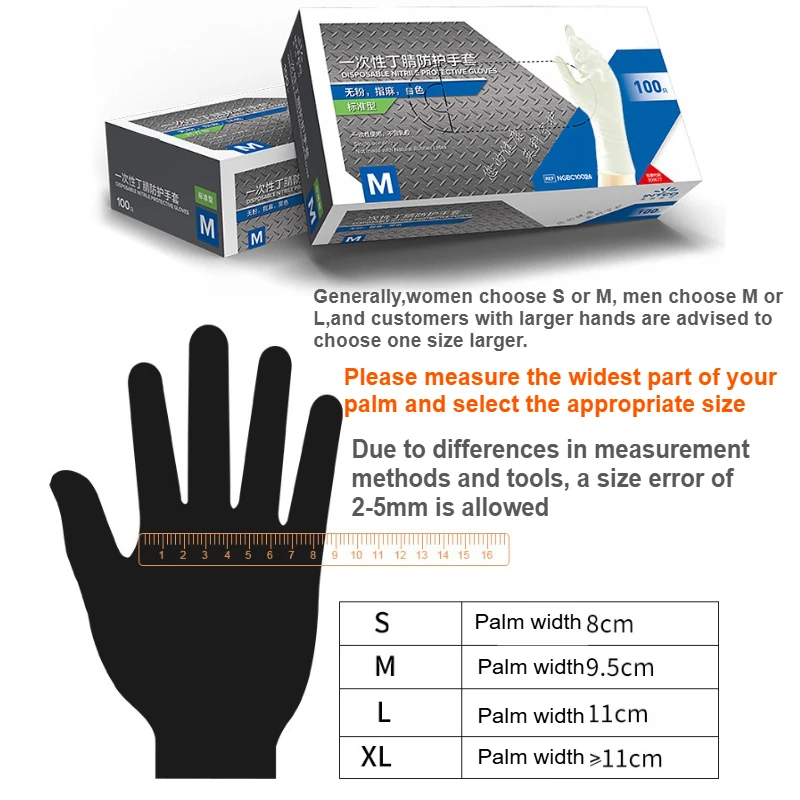 100 Buah Sarung Tangan Sekali  - Exam Glove Nitrile ulasan dan harga