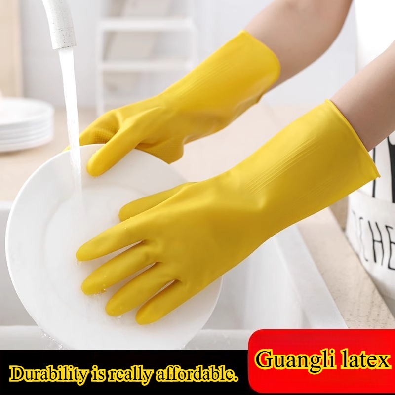 3 Pasang Sarung Tangan Rumah T - Dish Glove Rubber ulasan dan harga