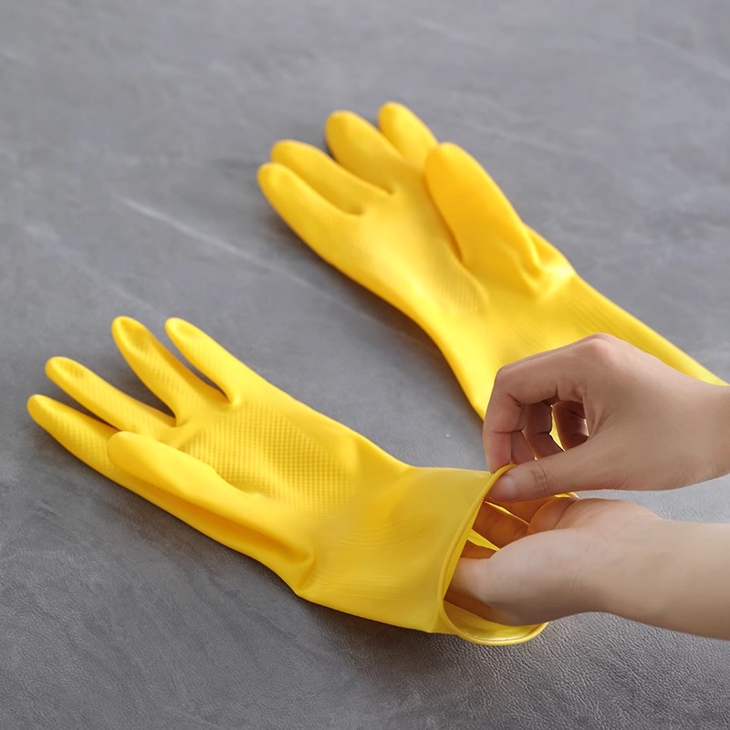 3 Pasang Sarung Tangan Rumah T - Dish Glove Rubber ulasan dan harga