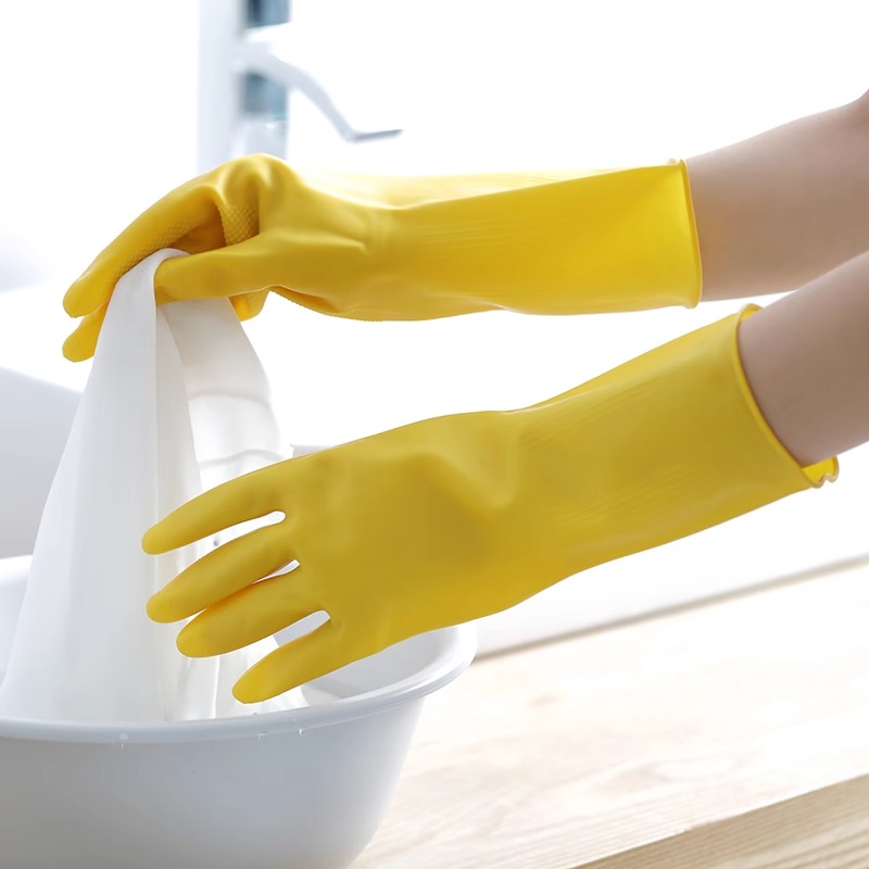 3 Pasang Sarung Tangan Rumah T - Dish Glove Rubber ulasan dan harga