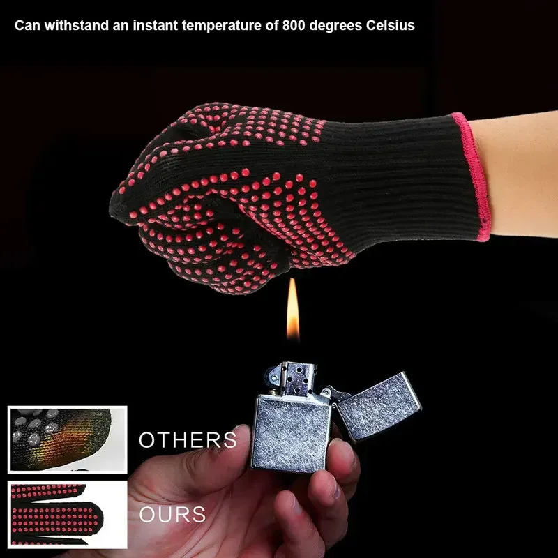 1 Pasang Sarung Tangan BBQ Sil - Oven Mitt Silicone ulasan dan harga