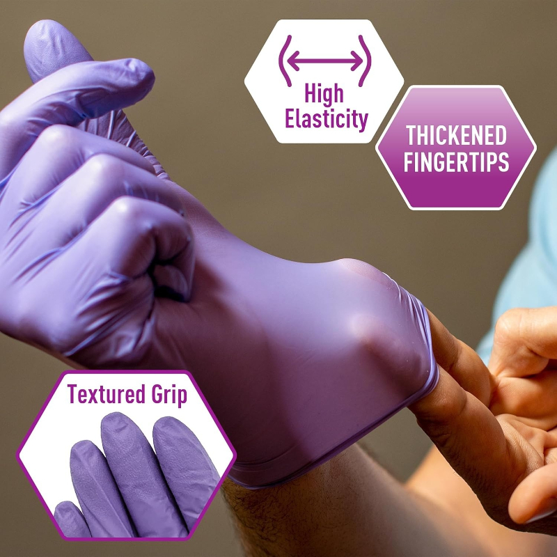 Sarung Tangan Nitril Ungu Lemb - Exam Glove Nitrile ulasan dan harga