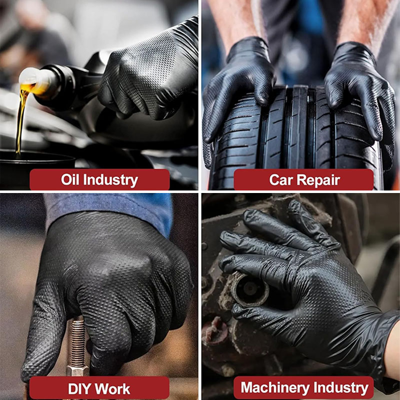Sarung Tangan Nitril Sekali Pa - Nitrile Mechanic Glove ulasan dan harga