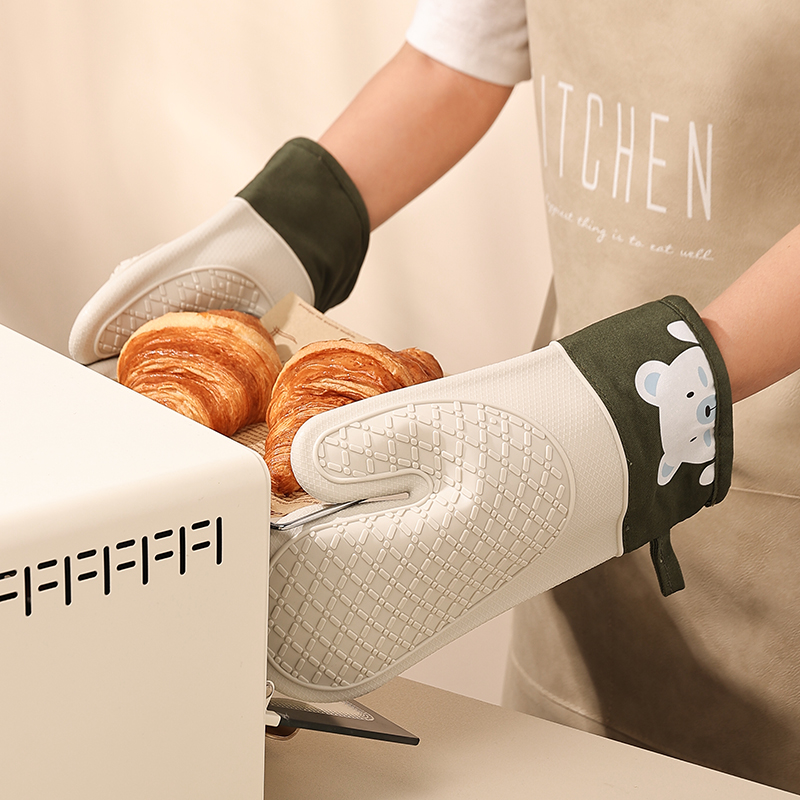 Sarung Tangan Silikon Anti Pan - Oven Mitt Silicone ulasan dan harga