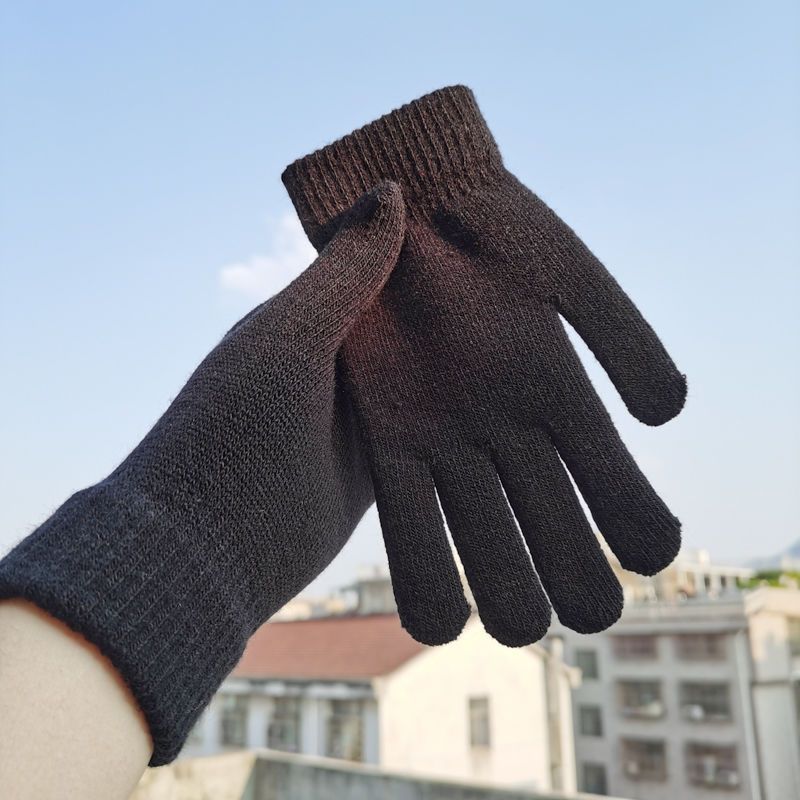 Sarung Tangan Wol Rajut Pria d - Wool Glove Lined ulasan dan harga