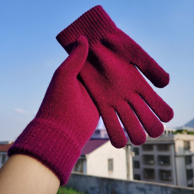 Sarung Tangan Wol Rajut Pria d - Wool Glove Lined ulasan dan harga