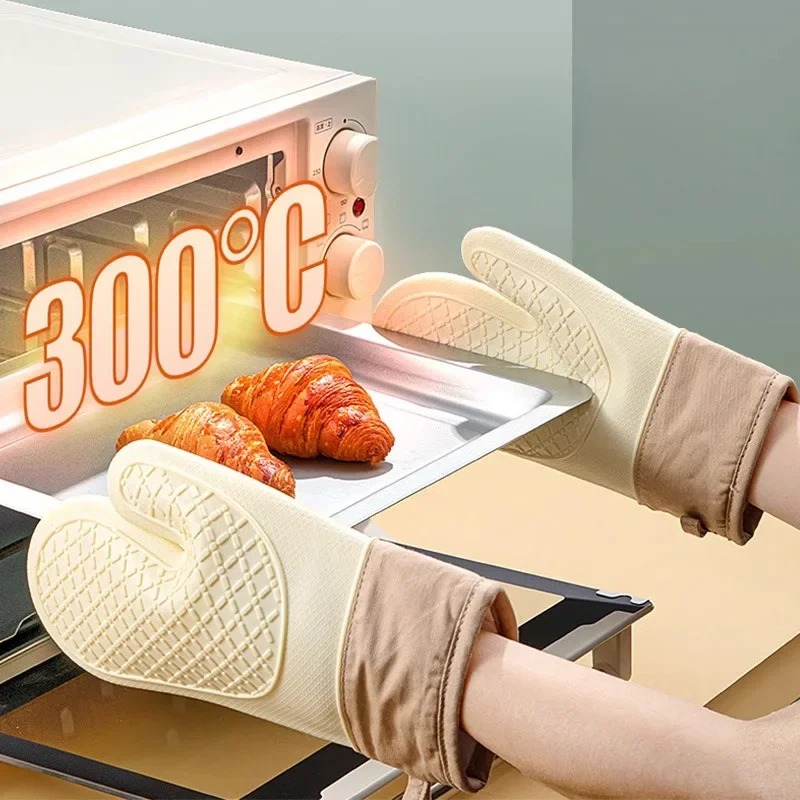 1 Buah Sarung Tangan Oven Sili - Oven Mitt Silicone ulasan dan harga