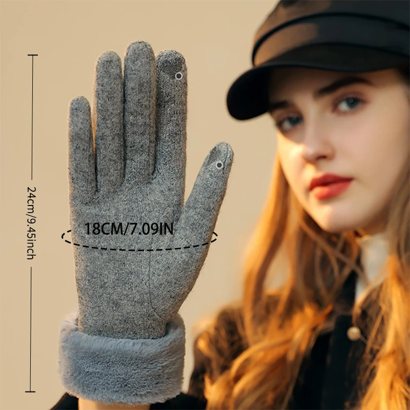 Sarung Tangan Rajut Wanita TRA - Wool Glove Lined ulasan dan harga