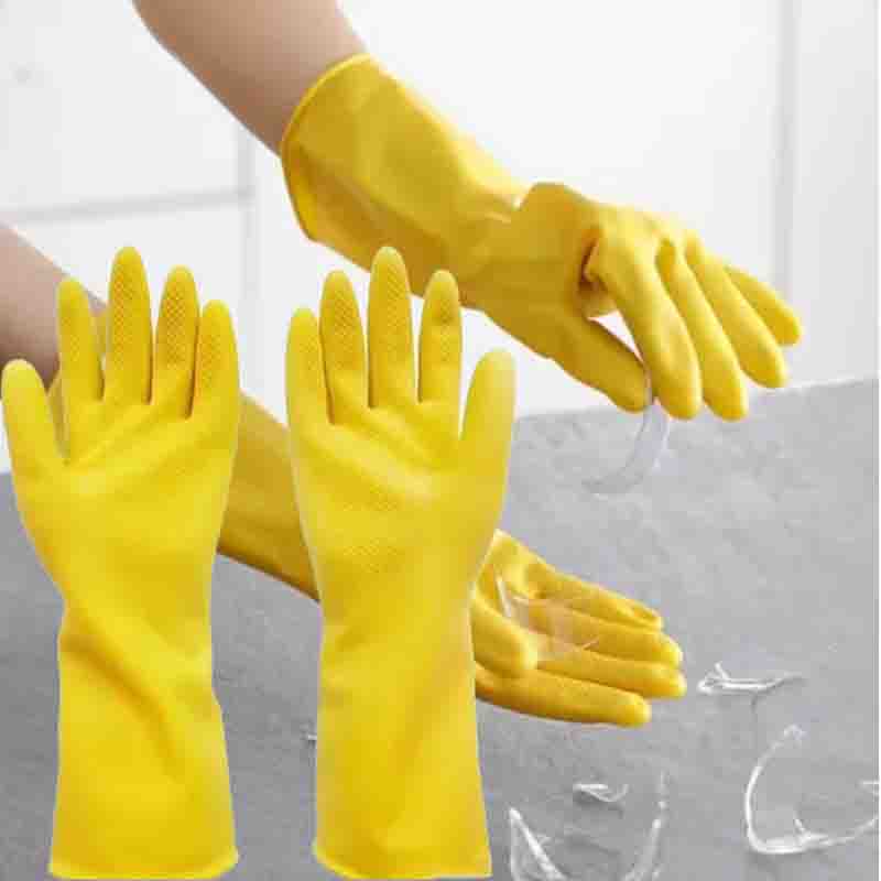 1-10 Buah Sarung Tangan Pekerj - Dish Glove Rubber ulasan dan harga
