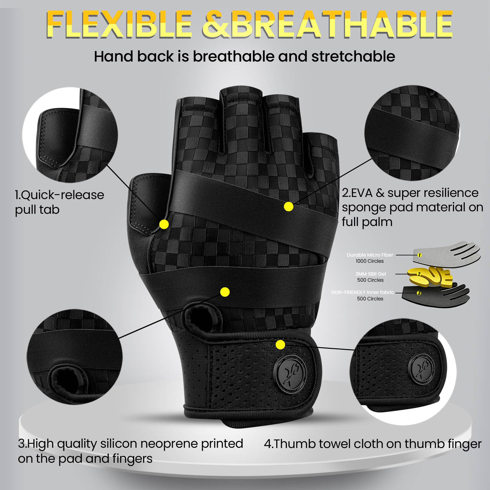 Sarung Tangan Gym untuk Pria,  - Workout Glove Gym ulasan dan harga
