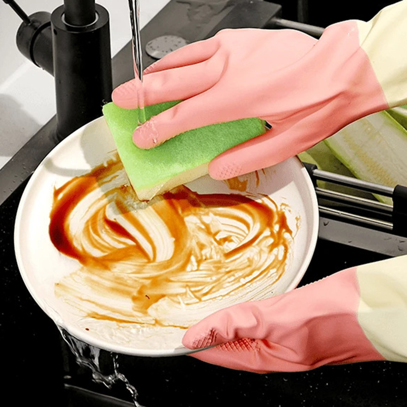Sarung Tangan Dapur Tebal, Sar - Dish Glove Rubber ulasan dan harga