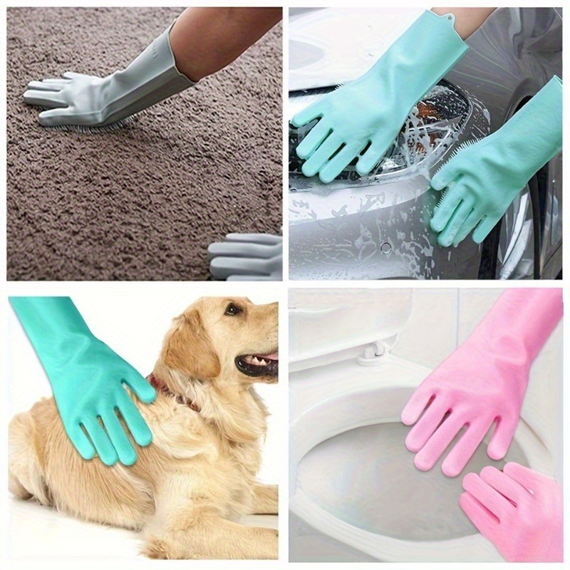 Sarung Tangan Perawatan Hewan  - Rubber Glove Cleaning ulasan dan harga