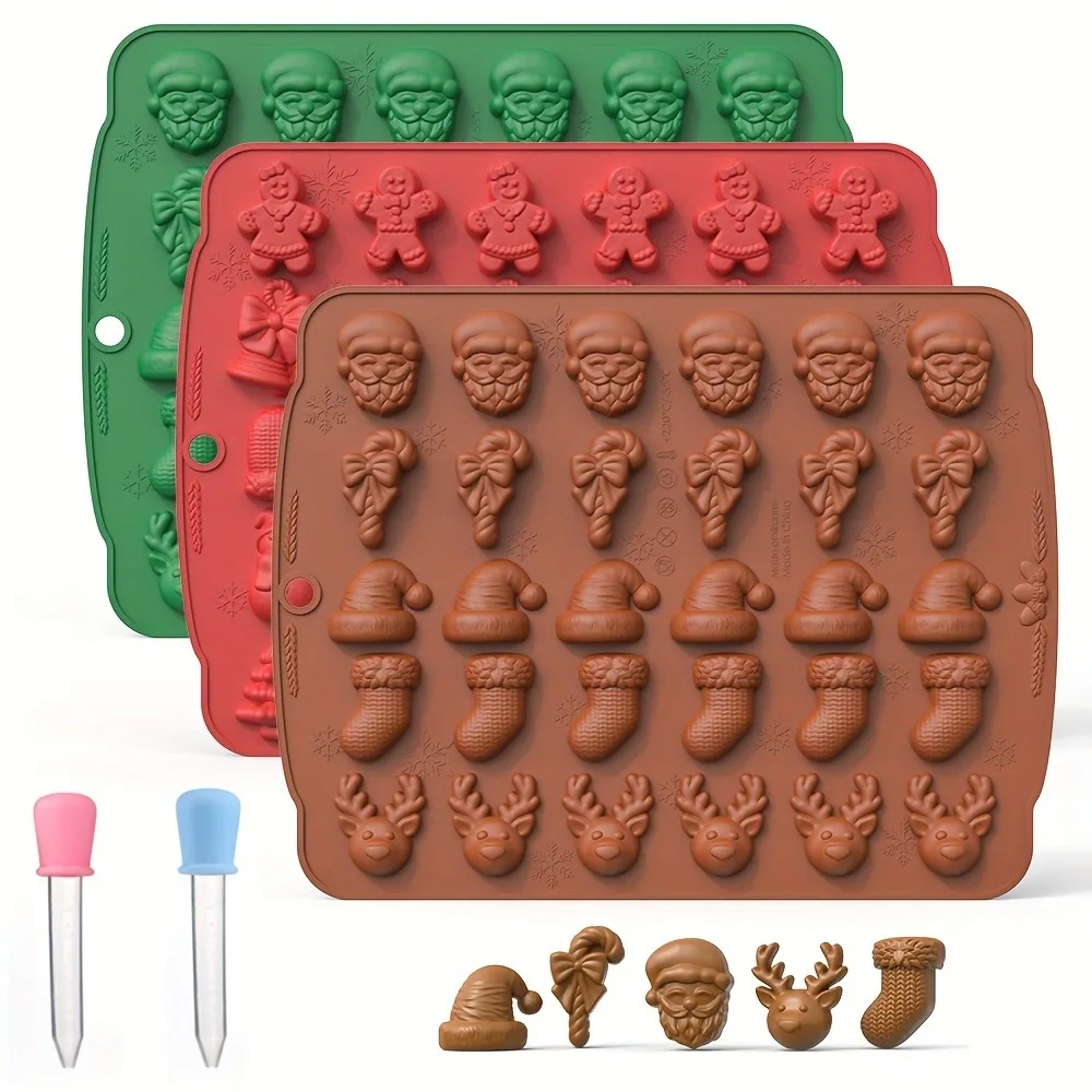 Cetakan Coklat Silikon Natal S - Oven Mitt Silicone ulasan dan harga