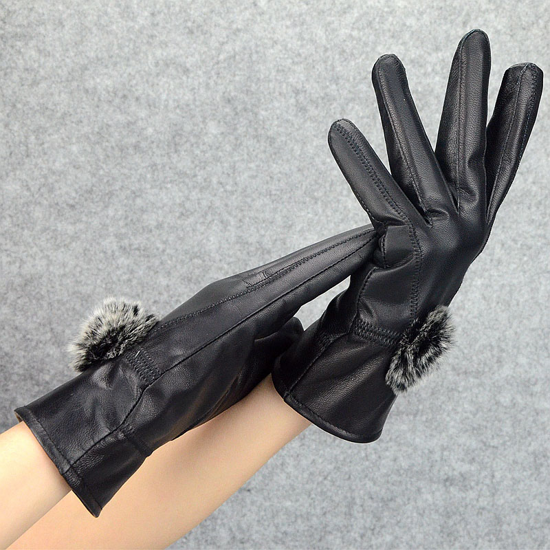 Wanita Kulit Asli Sarung Tanga - Wool Glove Lined ulasan dan harga