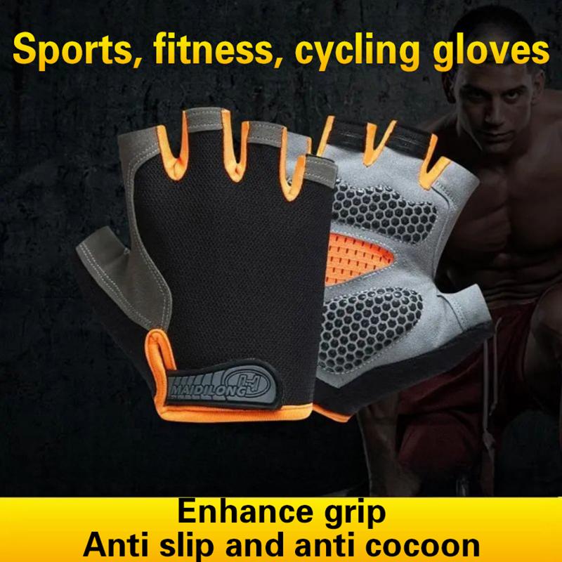 1 Pasang Sarung Tangan Bersepe - Fingerless Glove Knit ulasan dan harga