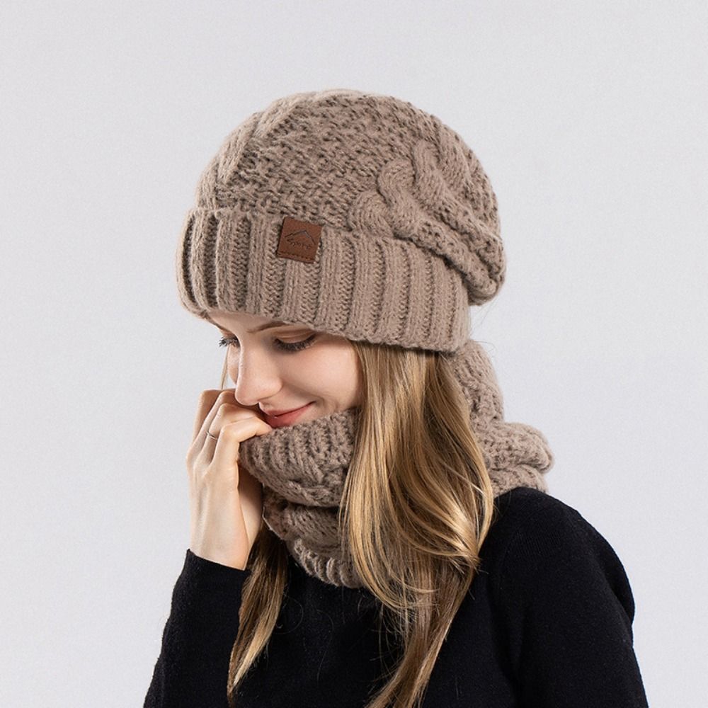 Set Topi Beanie Musim Dingin L - Wool Glove Lined ulasan dan harga