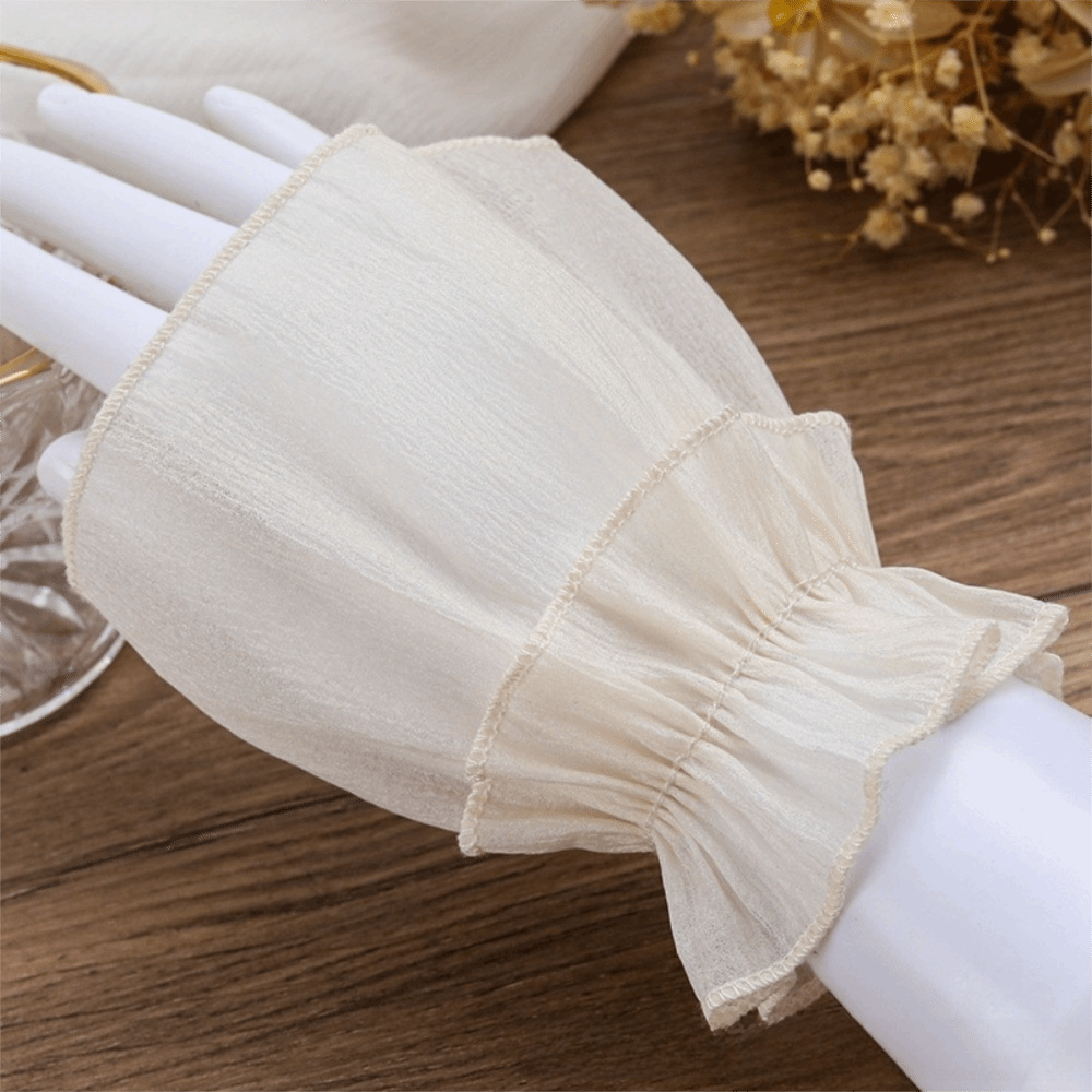 Manset Lipit Berkerut Dapat Di - Fingerless Glove Knit ulasan dan harga