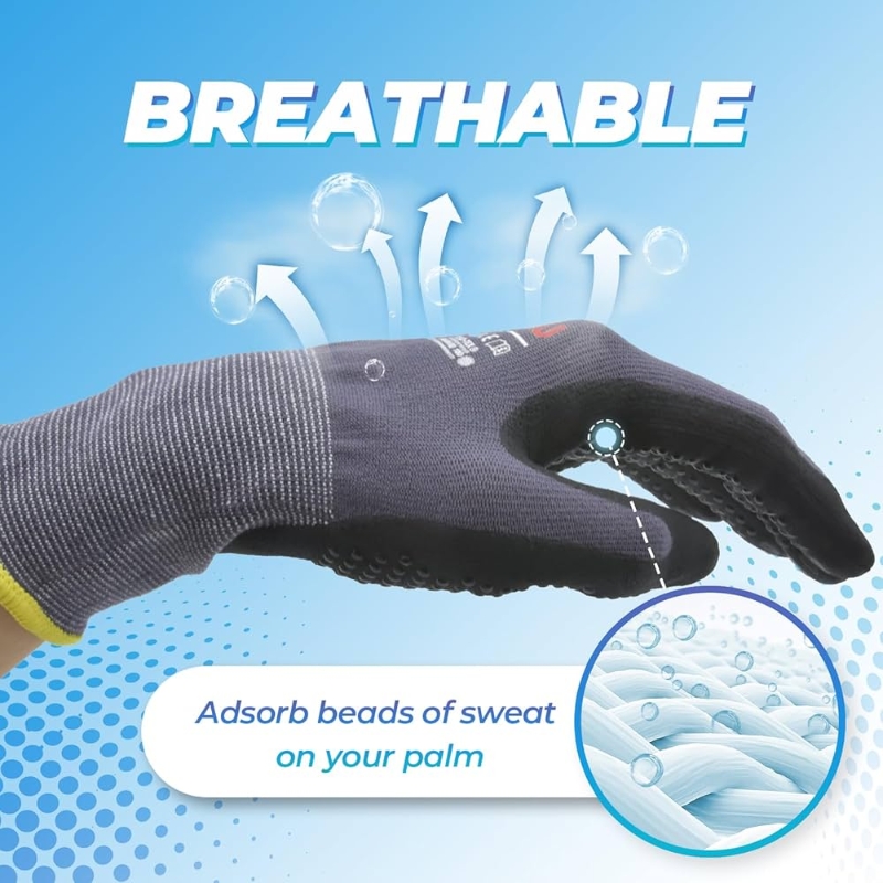 Sarung Tangan Kerja Keamanan B - Nitrile Mechanic Glove ulasan dan harga