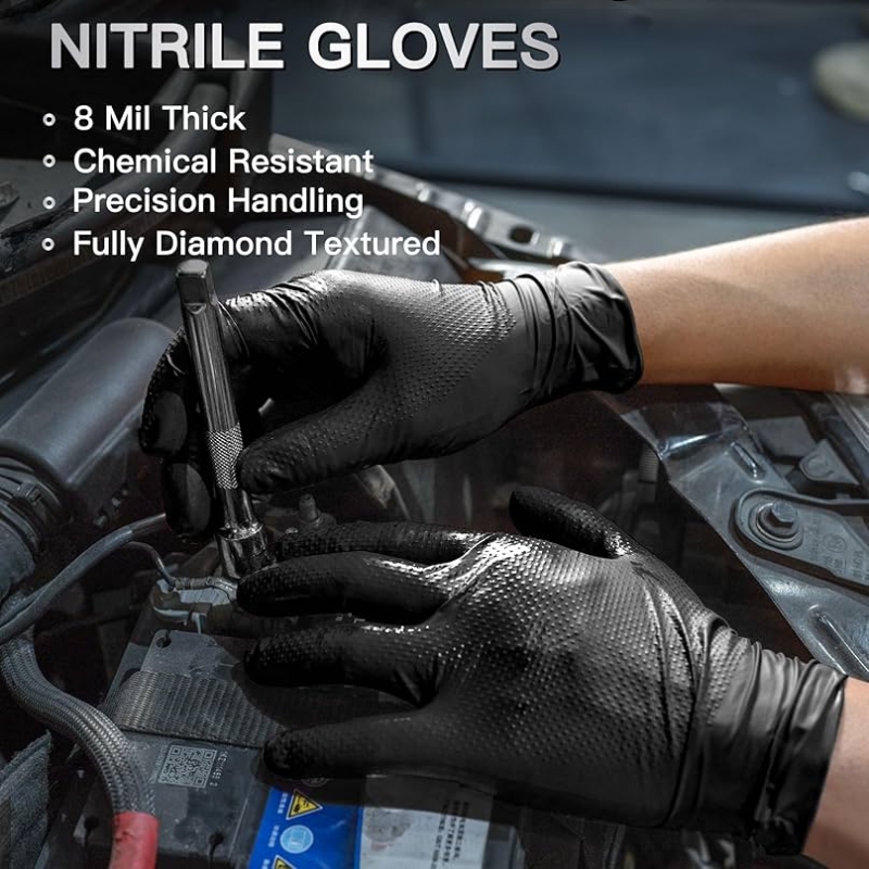 Sarung Tangan Kerja Safety Teb - Nitrile Mechanic Glove ulasan dan harga