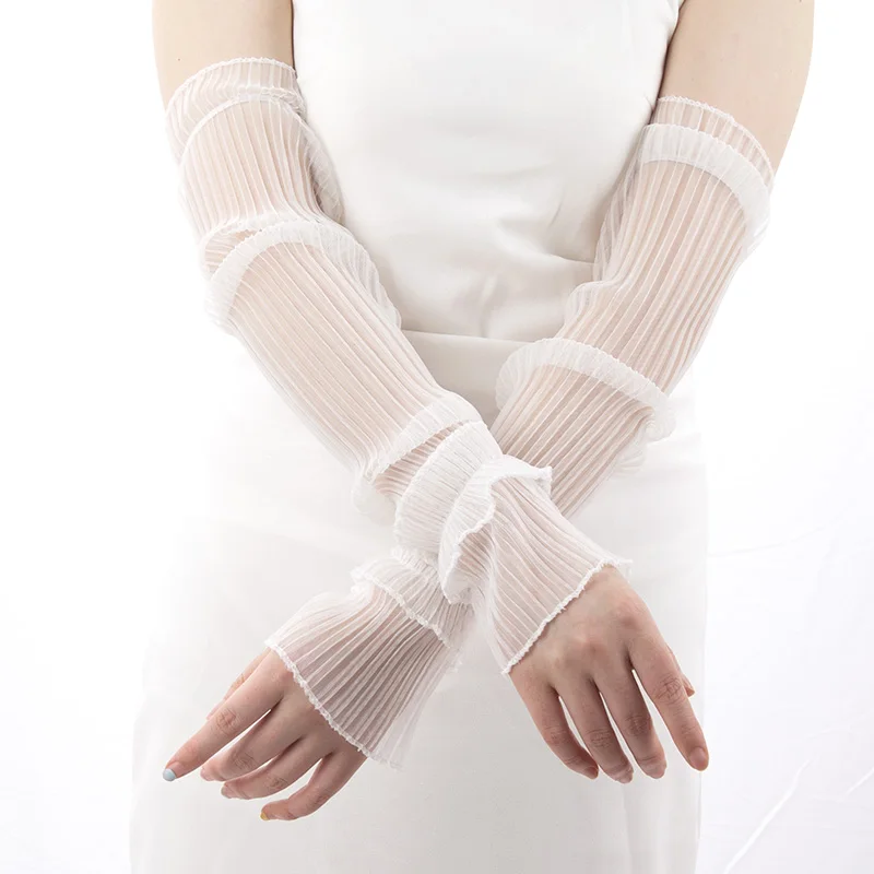 Sarung tangan tanpa jari panja - Fingerless Glove Knit ulasan dan harga