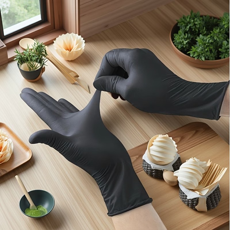 10/50/100 Buah Sarung Tangan N - Nitrile Mechanic Glove ulasan dan harga