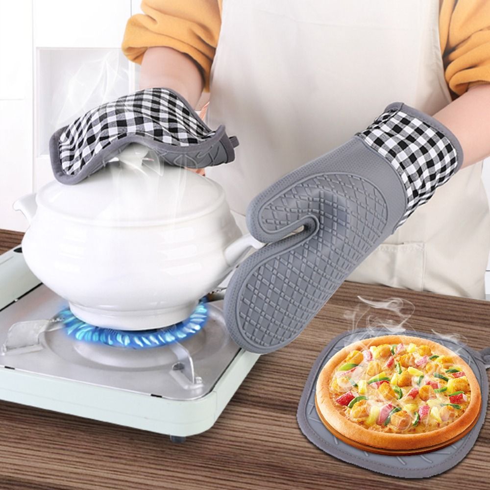 Sarung tangan Oven terisolasi, - Oven Mitt Silicone ulasan dan harga